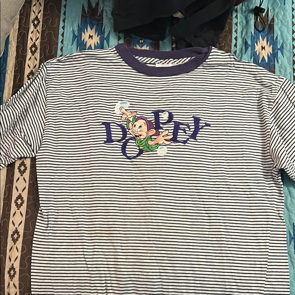 Disney Black and White Short Sleeve Tee